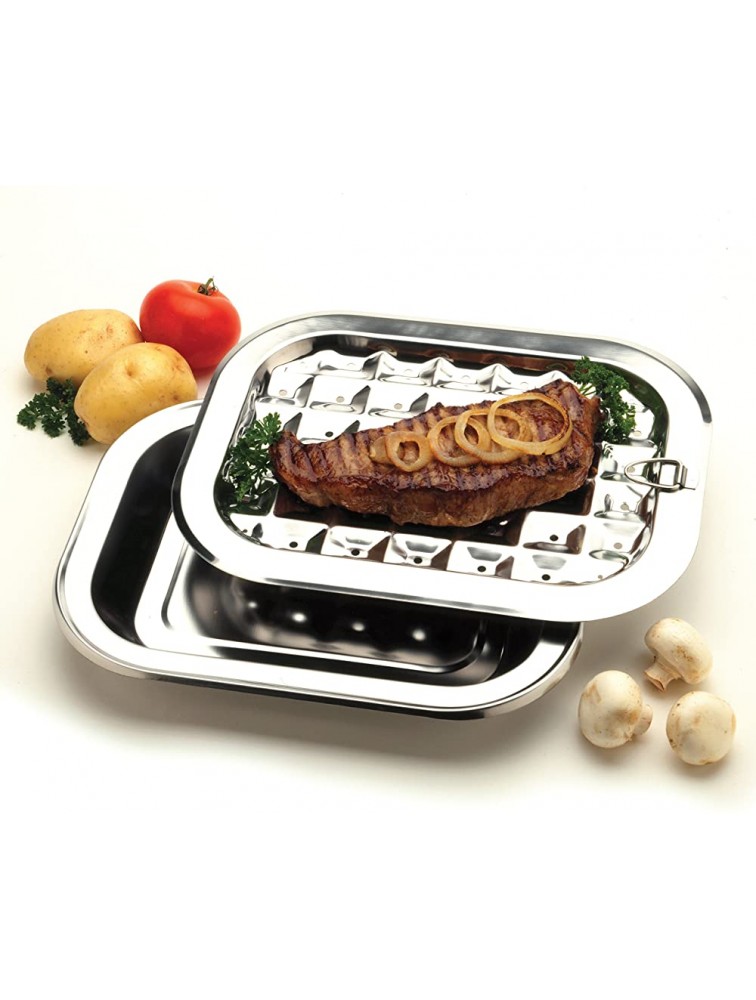 Norpro Broil Roast Pan Set 12 inches One Color - B6301PQQG