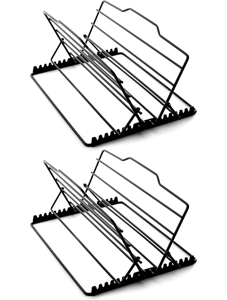 Norpro Nonstick Adjustable Roasting Rack Heavy Duty | Adjust to 7 positions | 2-Count - BYFIDEVYG