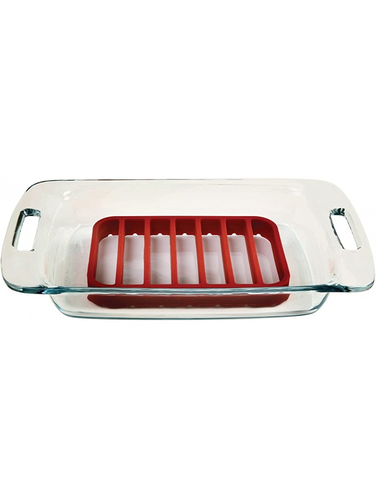 Norpro Rectangle Silicone Roasting Rack Red 1 EA 299 - BPJTW81HZ