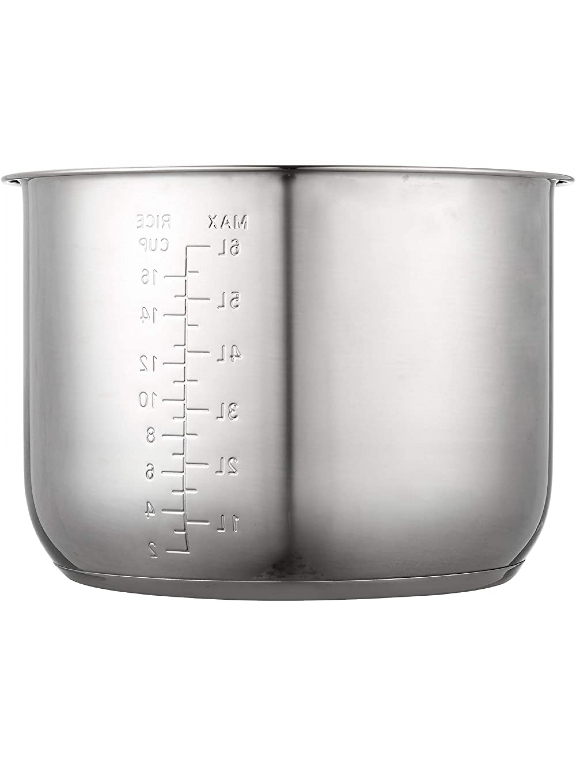GJS Gourmet Stainless Steel Inner Pot Compatible with 8-Quart Insignia Multi-Function Pressure Cooker Model NS-MC80SS9 Stainless Steel 8 Quart. This pot is not created or sold by Insignia. - B3XLJEQWF
