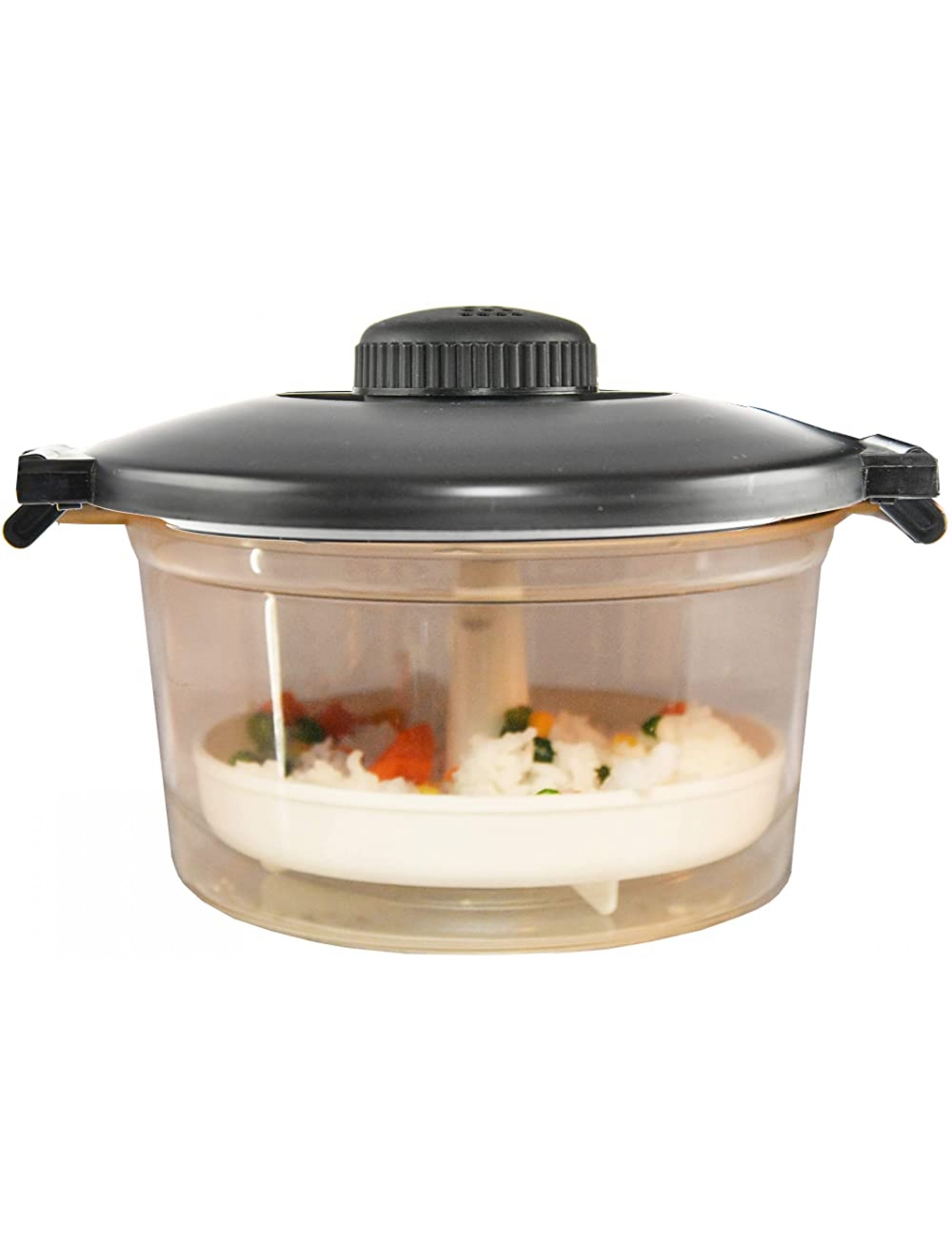 HOME-X Microwave Pressure Cooker With Steamer - BRB0FJ4YI