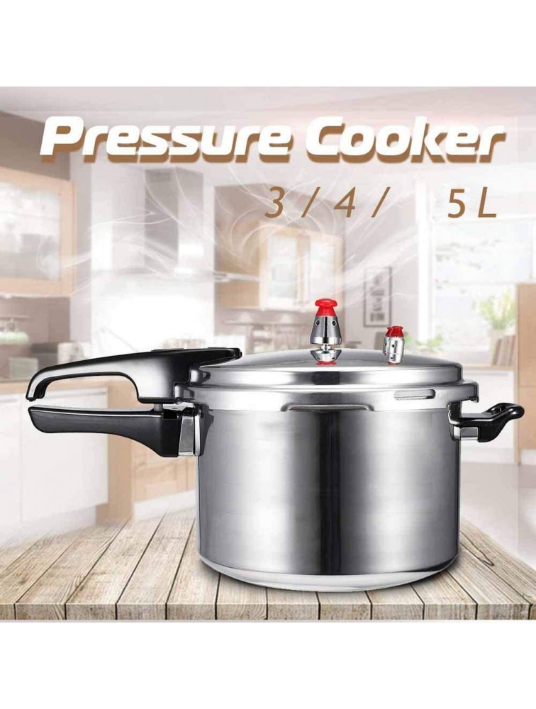 IDSUMR Aluminium Alloy Pressure Cookers Soup Meats Pot Gas Stove Cooking Energy-Saving Safety Pressure Cooker Outdoor Camping Cookware18cm 3.0L - BDTTPIN0V