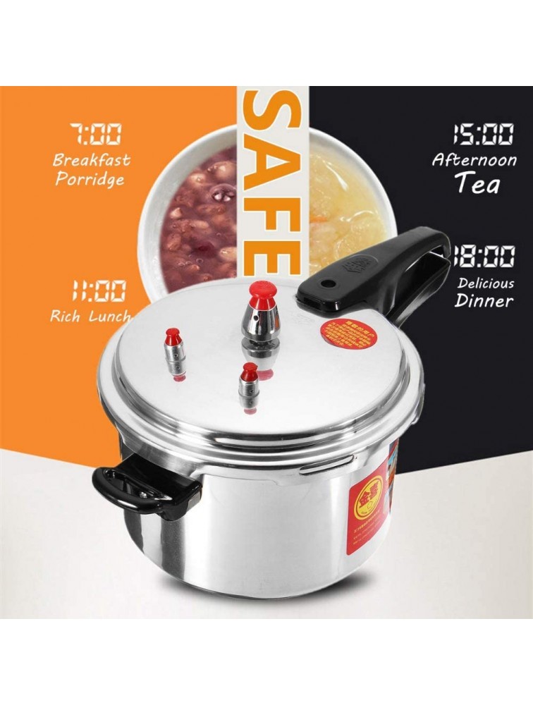 IDSUMR Aluminium Alloy Pressure Cookers Soup Meats Pot Gas Stove Cooking Energy-Saving Safety Pressure Cooker Outdoor Camping Cookware18cm 3.0L - BDTTPIN0V