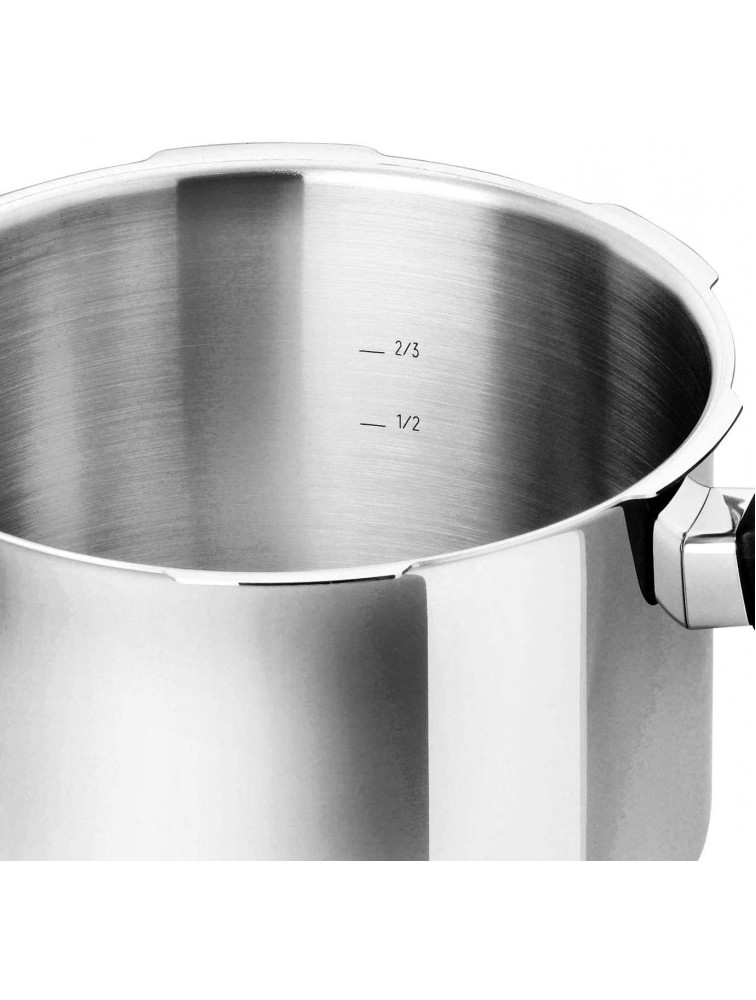 Kuhn Rikon Duromatic Inox Stainless Steel Pressure Cooker with Side Grips Set of 2 4 Litre and 6 Litre 24 cm - BZ1PTIF9M