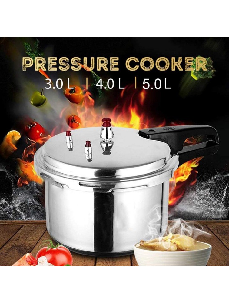 LUNM 3 4 5L Aluminium Alloy Kitchen Pressure Cooker Gas Stove Cooking Energy-Saving Safety Protection Cooker for Outdoor Camping Cookware18cm - BT4D4IYMN