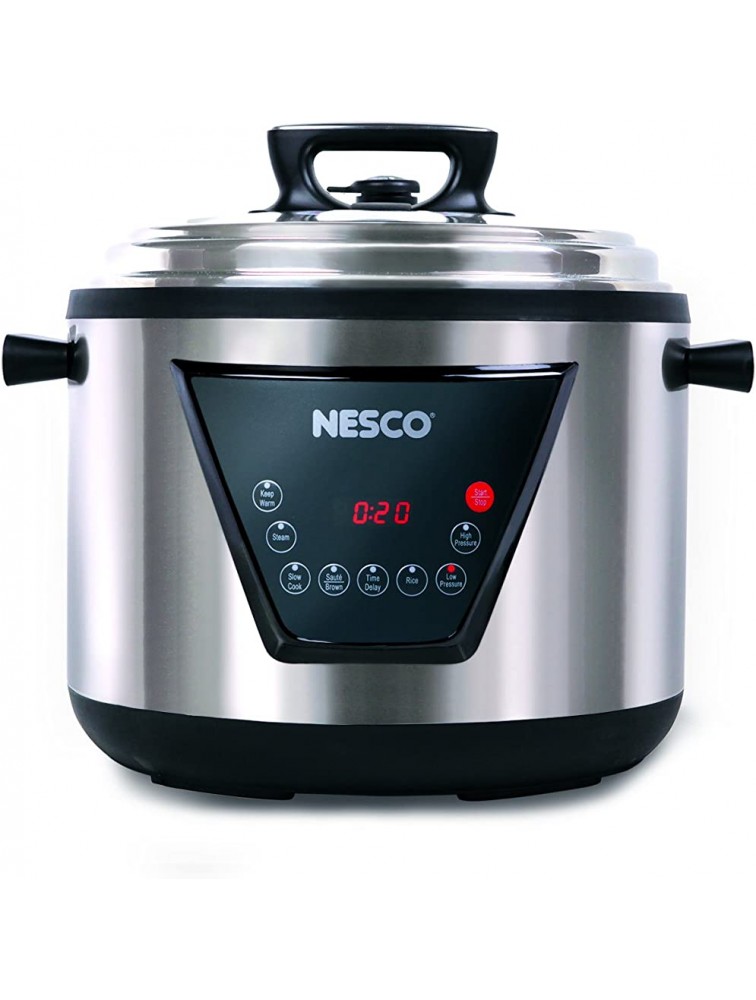 Nesco American Harvest RA42445 Nesco 11-Quart Pressure Cooker 11 Liter Black - BCHVVNIVY