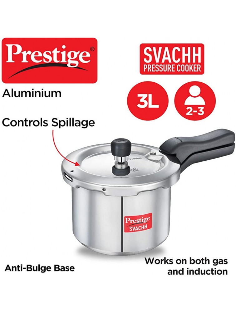 Prestige SVACHH 3-LT PRESSURE COOKR SILVER - BW3152SPD