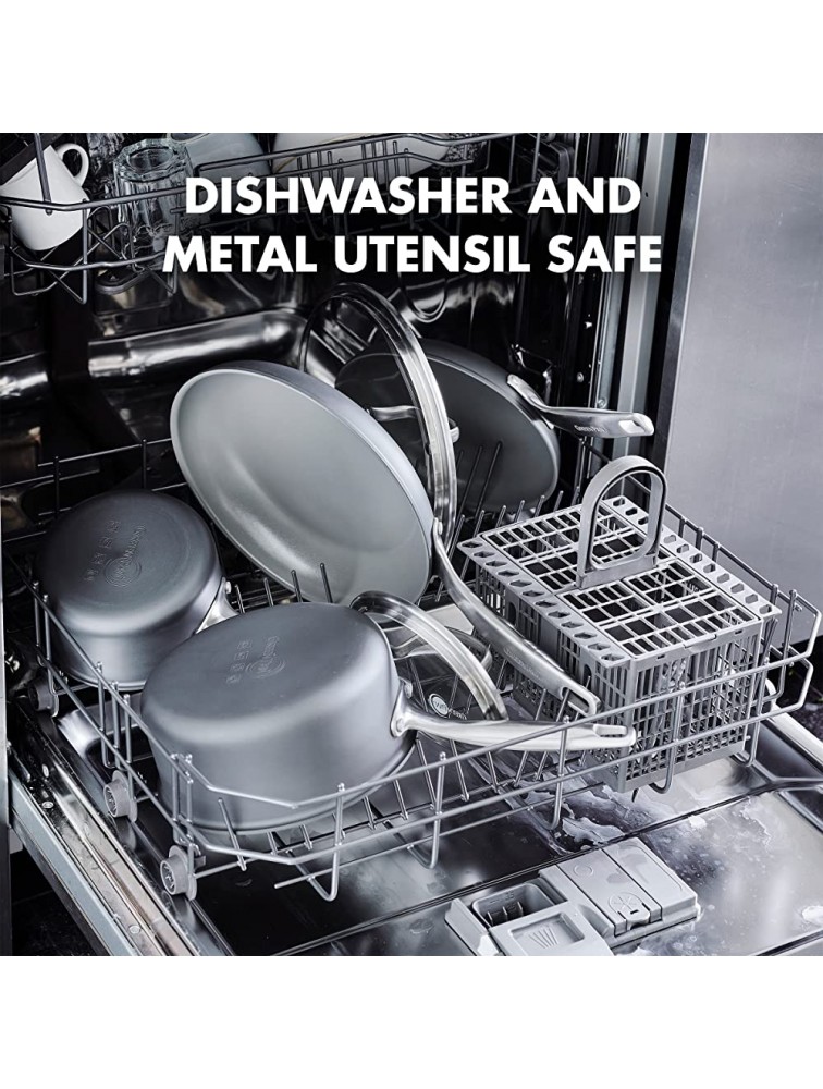 GreenPan Chatham Hard Anodized Healthy Ceramic Nonstick 11 Grill Pan PFAS-Free Dishwasher Safe Oven Safe Gray - BVOG3SXLI