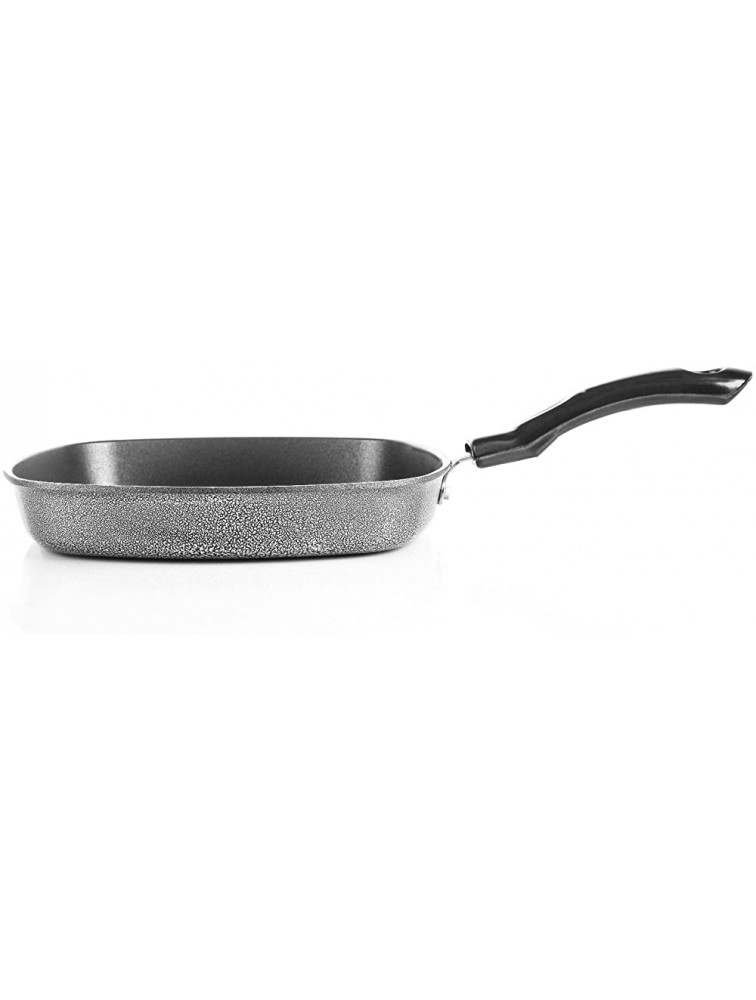 Non-Stick Aluminium Grill Pan,Aluminum Nonstick Cookware Square Grill Pan Black ,Valentine Day Gifts - B6WWAW0TQ
