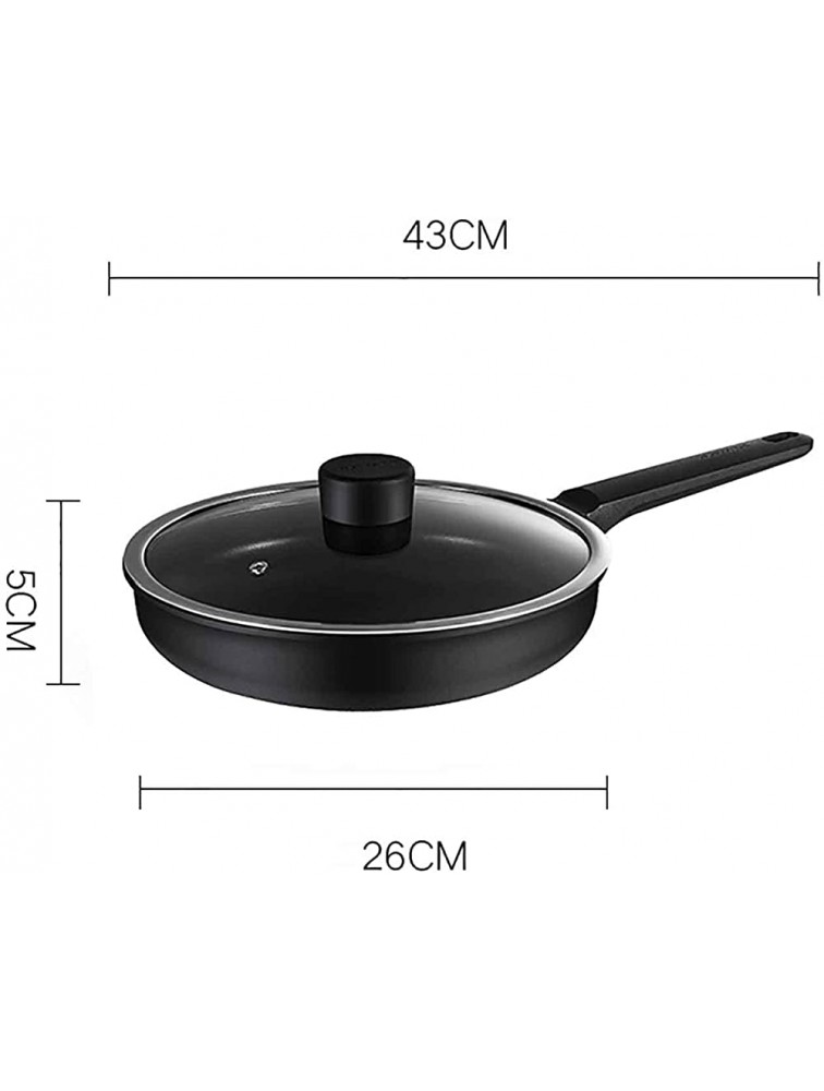 Frying Pan Non-stick Coating Safety Cookware Fried Egg Steak With Lid Frying Fan without Picking Stove - BYFNTM0EP