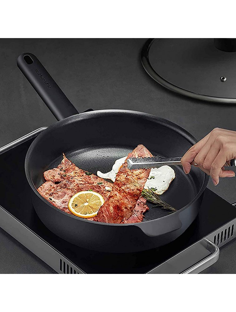 Frying Pan Non-stick Coating Safety Cookware Fried Egg Steak With Lid Frying Fan without Picking Stove - BYFNTM0EP