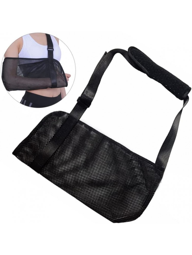 LysiMuus Mesh Breathable Forearm Sling Adjustable Lightweight Shoulder Arm Holder Breathable Stabilizer to Support Injured Arms Elbows and Wrists - B7BACSVFH