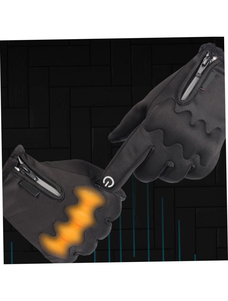 LysiMuus Winter Gloves Winter Touch Screen Water Repellent Gloves Windproof Full Finger Thermal Warm Gloves for Men Women - BQVS61O71