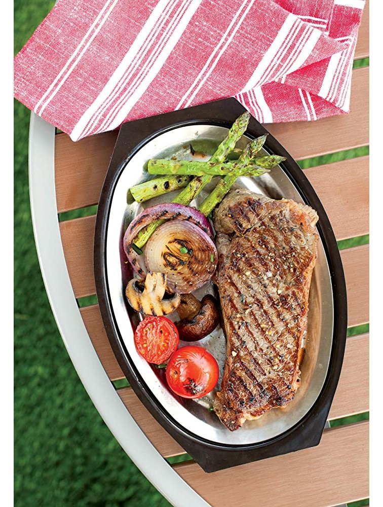 Nordic Ware Steak 'n Fajita Platter Server - B6NUUBQ4F