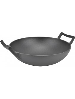 Shanrya Nonstick Pan Cookware Thermal Insulation Thickened Diverse Functions Dual Handles Wok for Electromagnetic Stove for Kitchen - BC14ZUGS8