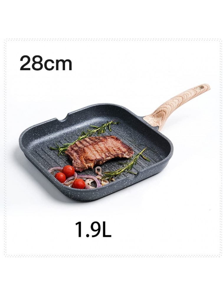 SHIJIANX Frying pan Non-Stick pan Frying pan Grilling Steak and Frying Eggs use Gas Stove and Induction Cooker（Capacity: 1.3L 1.9L） - B2P6ZW30U