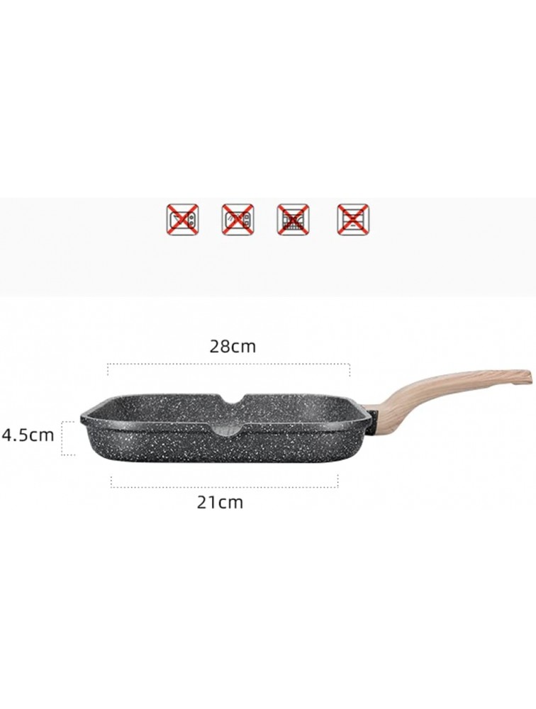 SHIJIANX Frying pan Non-Stick pan Frying pan Grilling Steak and Frying Eggs use Gas Stove and Induction Cooker（Capacity: 1.3L 1.9L） - B2P6ZW30U