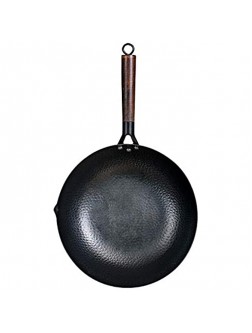 Wok Pan 2021New Iron Wok Traditional Cookware Iron Wok Non-stick Pan Non-coating Pan BY PPLL Color : Without lid Sheet Size : 32 cm - BB6SRTXFU