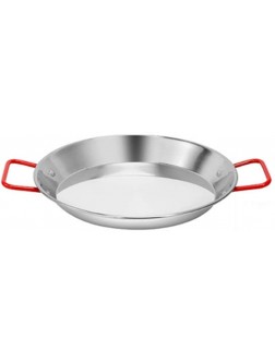 YXBDN Stainless Steel Paella Pan Seafood Frying Pot Non-stick Frying Pot Kitchen Fried Chicken Fruit Plate Cooking Tool Size : 25vm - B2COBWUGS