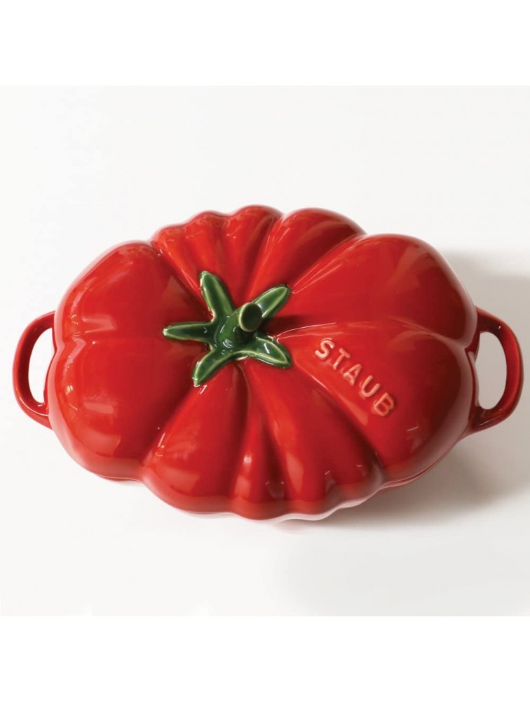 STAUB Ceramics Petite Tomato Cocotte 16-oz Cherry - BQ82NMTRY
