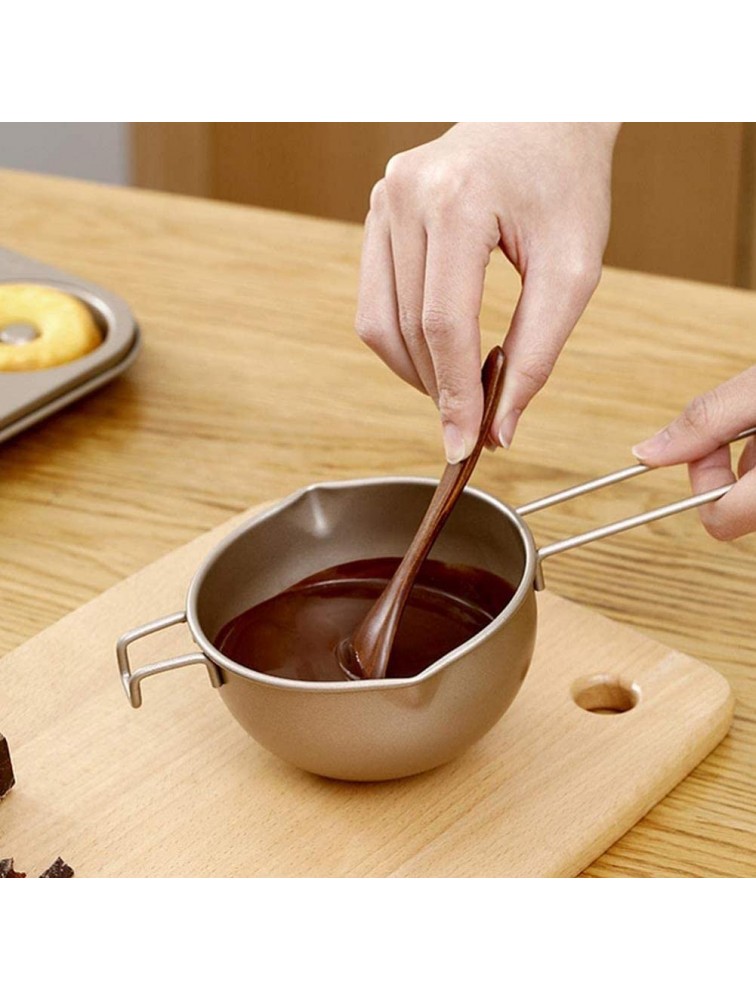 Butter Warmer Stainless Steel Measuring Pan Scoop Chocolate Pot Home DIY Baking Tool for Melting Chocolate Candy Butter Candle Cheese - BEDPW30Y4