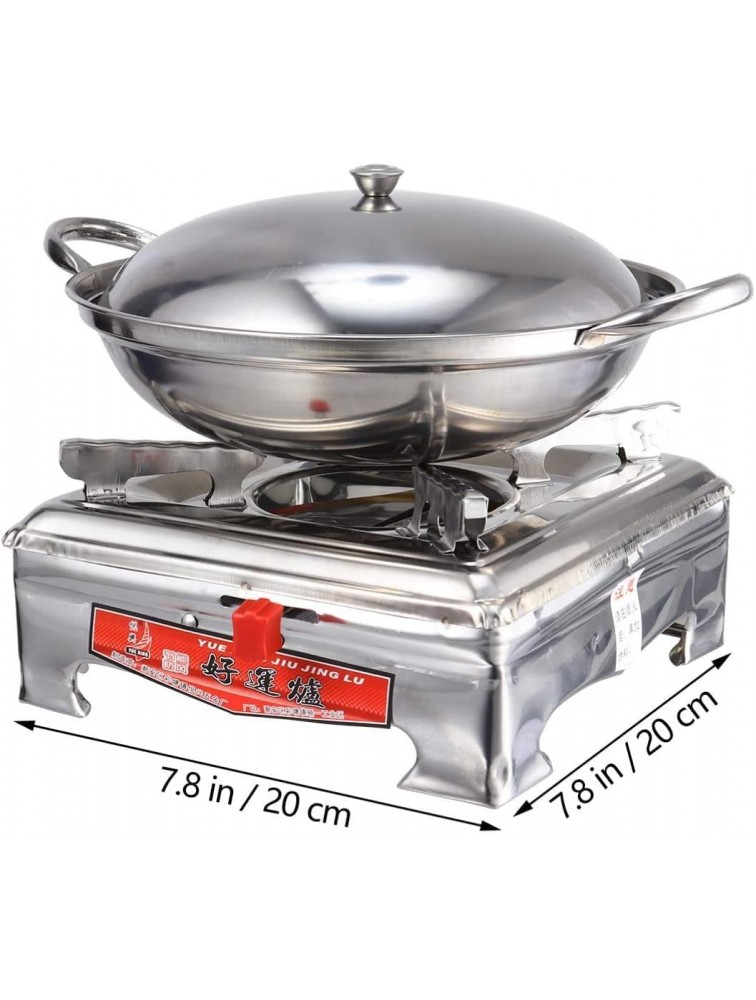 Stainless Steel Wax Pot Butter Boiler Pot and Stove Chocolate Melting Pot Metal Melting Pot for Melting Candy Candle Making Baking Tool Silver - BVFA9K1VN