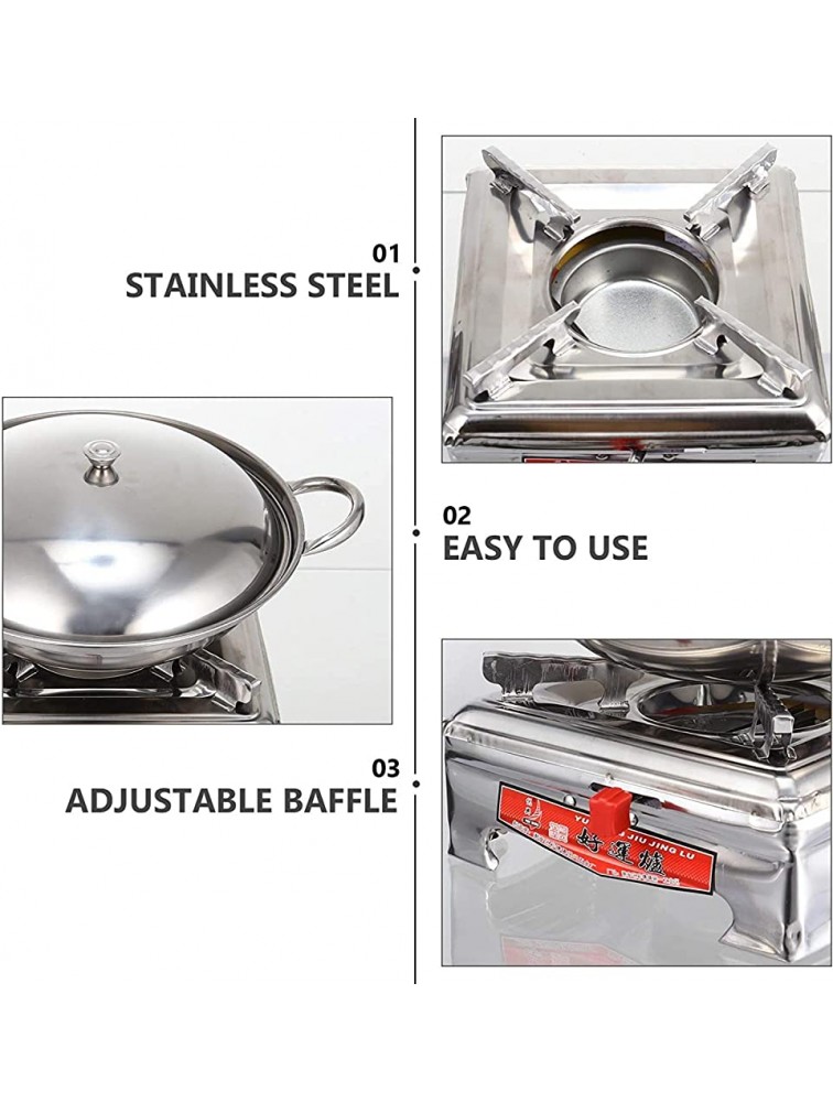 Stainless Steel Wax Pot Butter Boiler Pot and Stove Chocolate Melting Pot Metal Melting Pot for Melting Candy Candle Making Baking Tool Silver - BVFA9K1VN