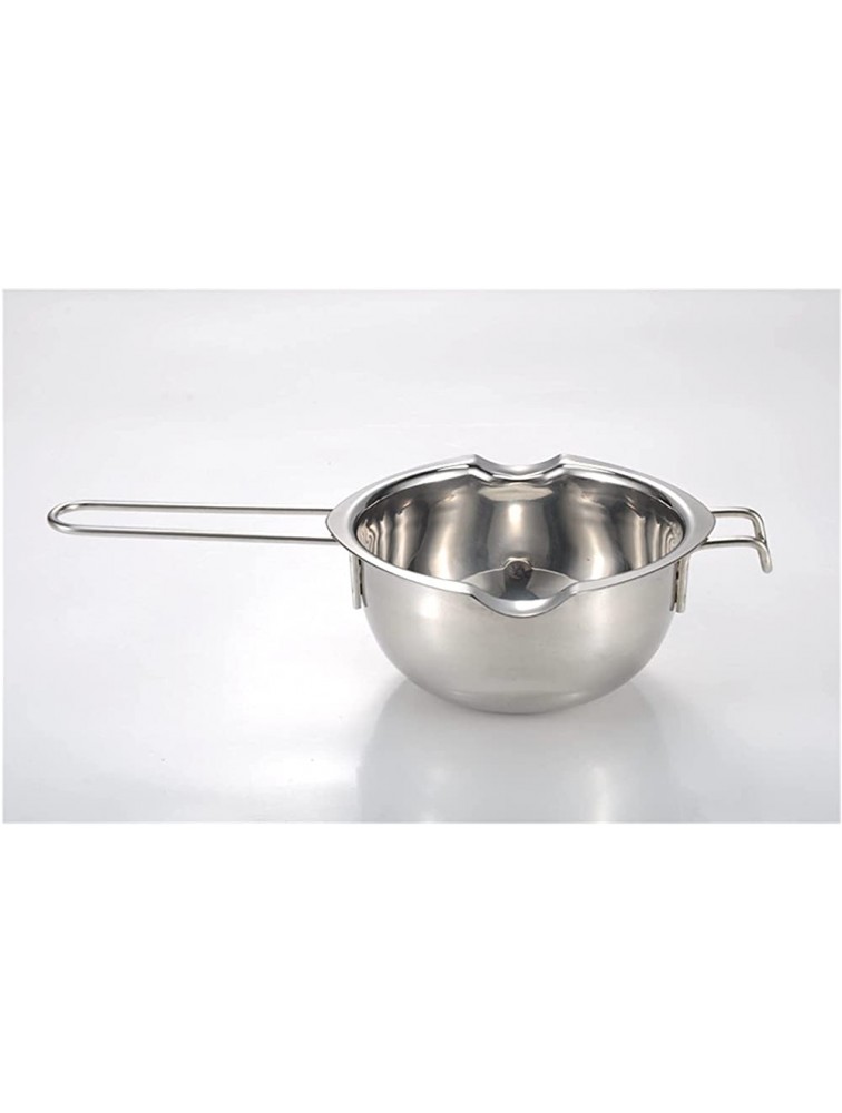 WUYIN Stainless Steel Chocolate Butter Pot Durable Cheese Double Boiler Melting Pot Milk Bowl Pastry Baking Tool Kitchen Accessories Roasting Pans - B77Q1UCHJ
