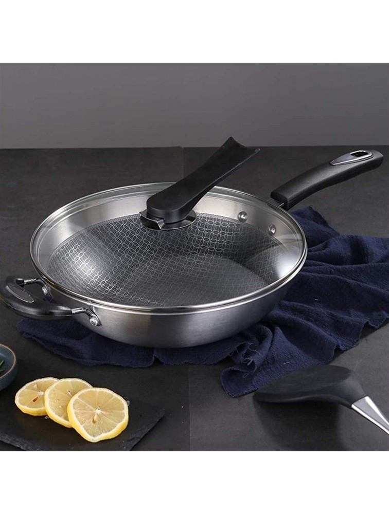 MIAOMSI Cooking Pot Stainless Steel Cooking Pan for Electric Ceramic Stove for Gas Stove with Glass Lid High Performance Forged Aluminium - BQG9JRHZD