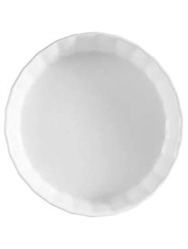 C.A.C Bakeware Collection Round Quiche Dish 5.5 Oz. 5"W X 5"L X 1"H Stoneware,Porcelain,Pack of 2 - BV1DMDUWN