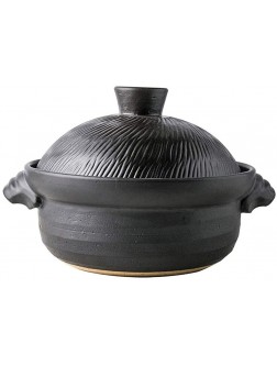 Z-COLOR 2.1L Household Ceramics Casseroles Stew Pots Soup Pots High Temperature Resistant Multifunctional Porridge Pot Stone Pot with Lid - B453X9QPT