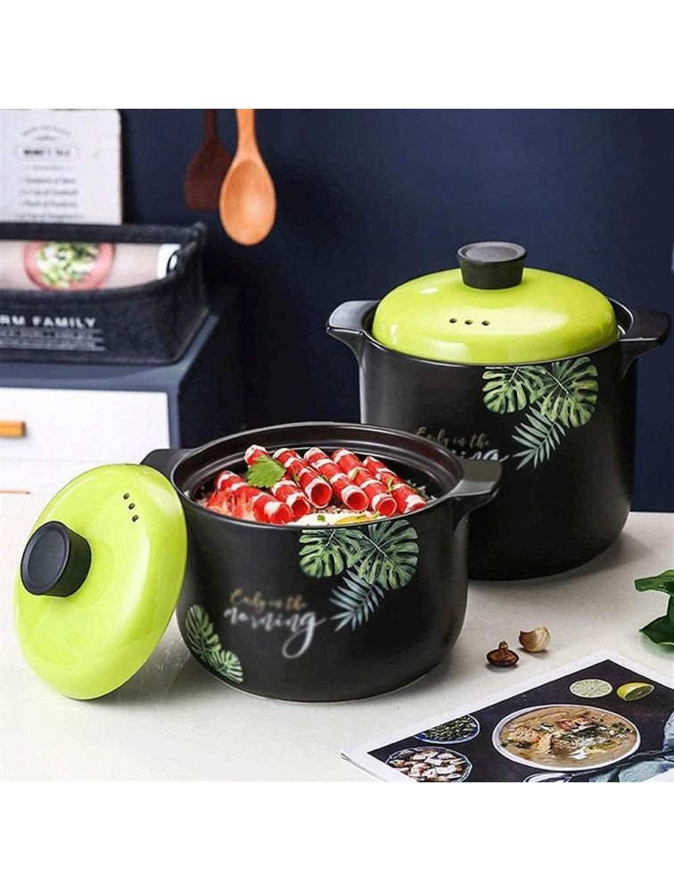 Z-COLOR Casserole Dishes Ceramic Clay Pot Rice Casserole,Household Gas Stew Casserole,Casserole Dishes for Open Fire,Nonstick Pan,for Stew Boiler Boil Braised Size : 3.5L - B4VUO0O2K