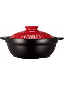 Z-COLOR Household Claypot Rice Casserole,Heatresistant Ceramic Drycooked Stew Casserole,Soup Casserole for Open Flame,for Stew Boiler Boil Braised Size : 1 L - BMJE8PZVM