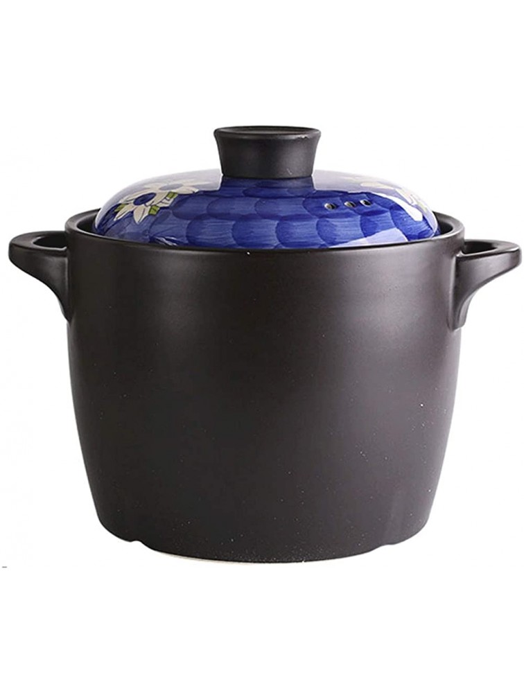 Z-COLOR Household Fire Soup Casserole Japanese Casserole High Temperature Ceramic Soup Pot Stew Pot Pot Microwave Oven Ceramic Pot Size : 2.5L - BLF3BFOVA