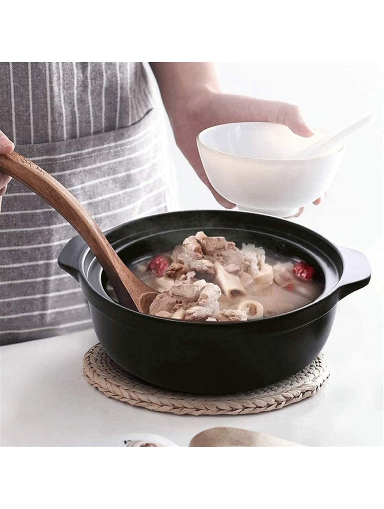 Z-COLOR Household Soup Casserole Heat Resistant Ceramic Casserole Braising Stew Pot with Lid for All Stoves Except Induction Cooker Size : 3L - BFK5K7HRG