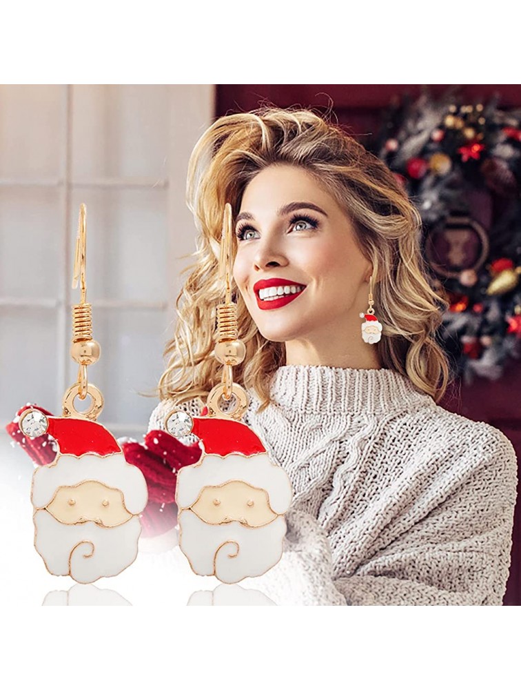 light Luxury Earrings Christmas Earrings Christmas Ornaments Holiday Earrings Creative Earrings Holiday Earrings Dazzling Decora - BZU5CIMFG