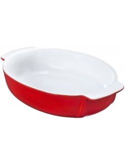 Pyrex Ceramic Oval Dish Signature Signature Ceramic red 34,5 x 21 x 6,5 cm - BS96CW0DL