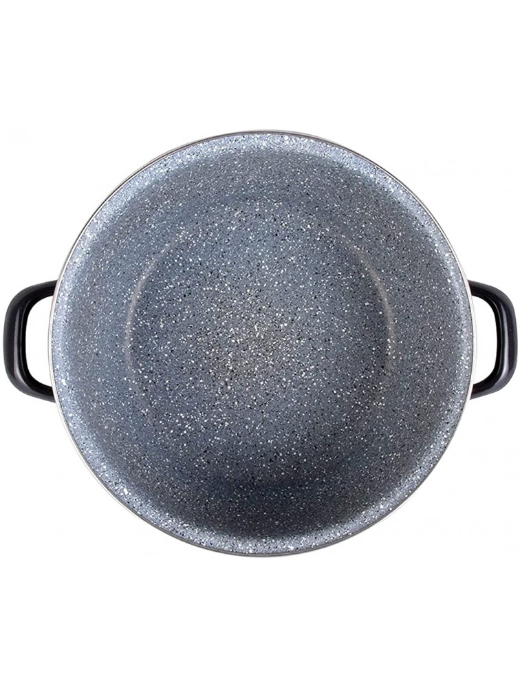 Quiche Vitrified Steel Pan With Glass Lid And Non-stick Coating Reinforced In Kitchen dining table - BO34OZB2H