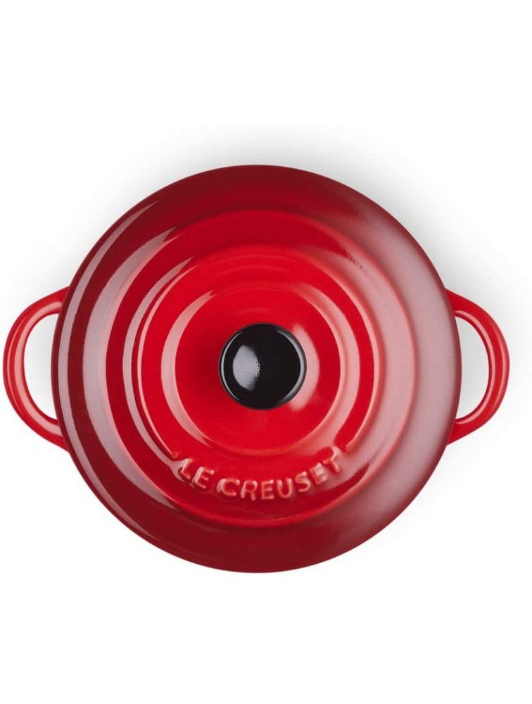 Le Creuset Petite Round Casserole 0,2 L-Cerise Stoneware Cherry red - B6L3EIL8X
