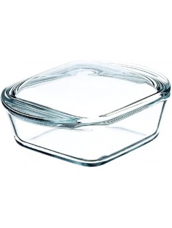 Simax Casserole Dish For Oven: Mini Glass Baking Dish With Lid – Small Personal Sized Bakeware and Cookware Great for Storage – Microwave Oven And Dishwasher Safe Borosilicate Glass Dish – 10 Oz. - B28E6BJ47