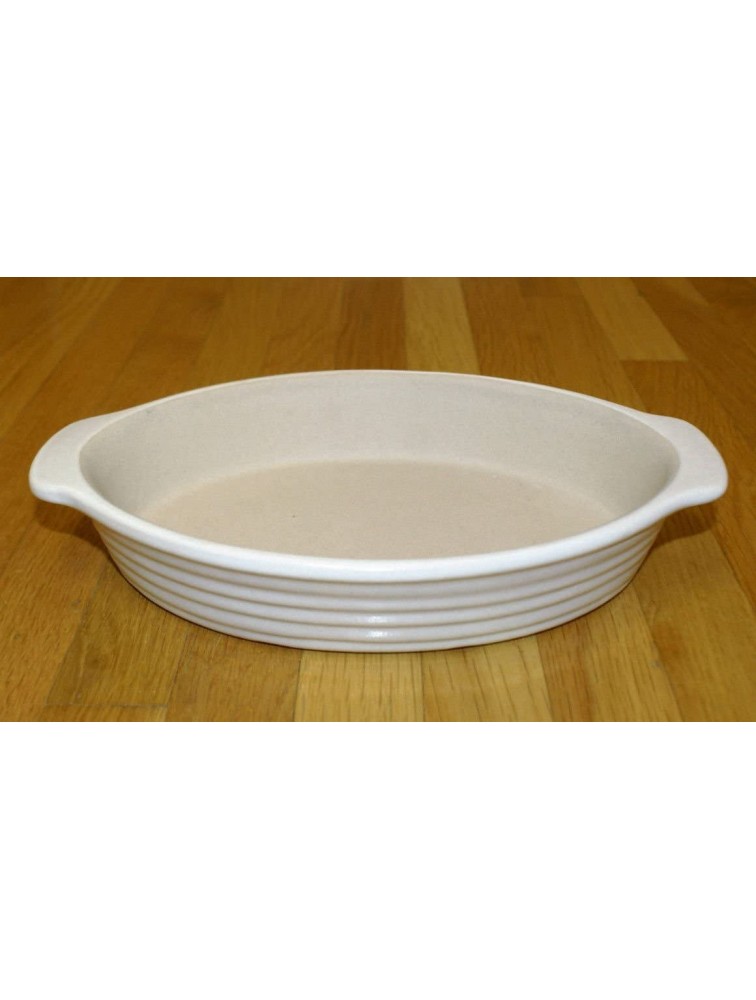 Pampered Chef " New Traditions " Stoneware Small Oval Baker 2 cup capacity - BRL3SGQBT