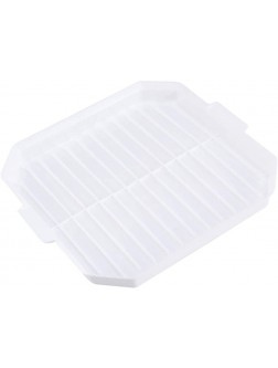 Ideal 2 Pcs Microwave Bacon Baking Tray Useful Eggs Sausage Rack Kitchen Cooking Tools Accessories White - BCGIFDWUD