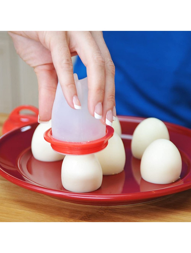 Egglettes Egg Cooker Hard Boiled Eggs without the Shell 4 Egg Cups - BRPT3M0DI