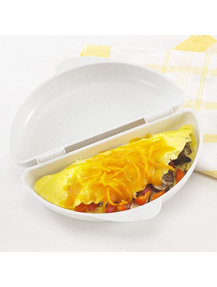 Nordic Ware Easy Breakfast Set Omelet Pan and 2 Cavity Egg Poacher Microwaveable - B4AODCZZS