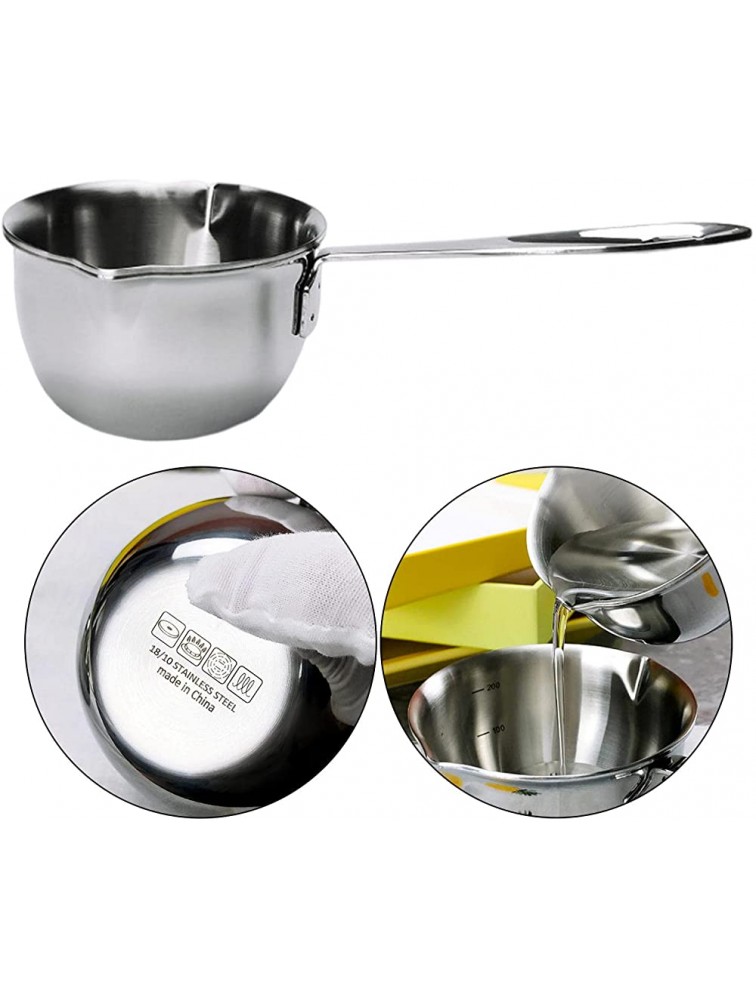 Homyl Stainless Steel Sauce Pan Induction Milk Pan Boiling Pot Multipurpose Butter Warmer Small - BR1U9B99H