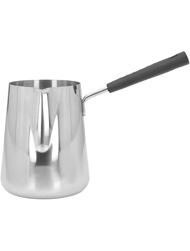 Tgoon Milk Pan Surface Stainless Steel Butter Warmer Spout Design for Cooking - B8HRF78EJ