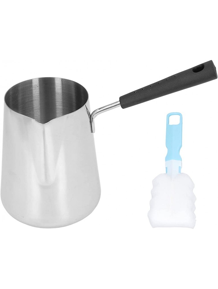 Tgoon Milk Pan Surface Stainless Steel Butter Warmer Spout Design for Cooking - B8HRF78EJ