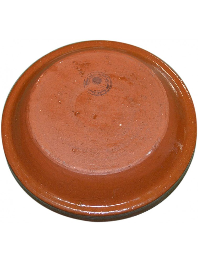 Moroccan Handmade Safe Cooking Tagine Glazed X-large 13 inches Across Traditional - B25ZVEJUO