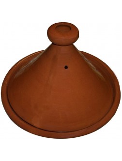 Moroccan XLarge Cooking and Serving Tagine 100% 13 inches - B4YRXSAUM