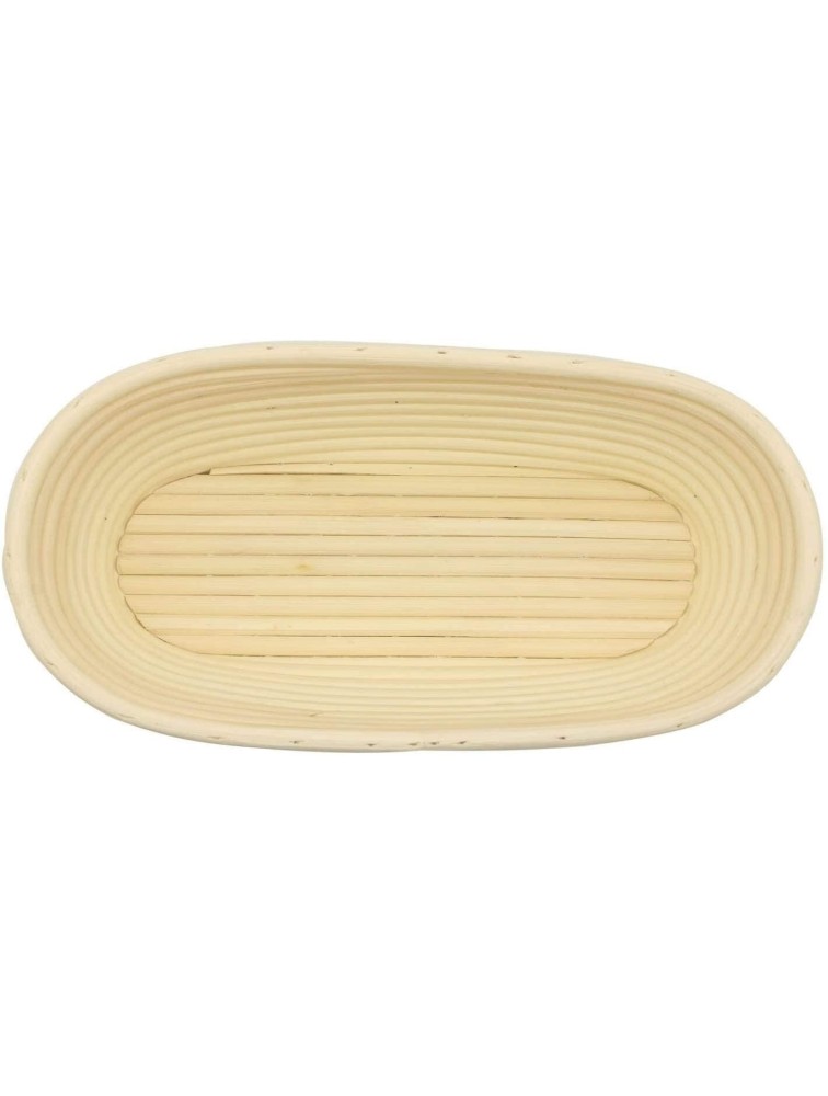 7 8 9 10 11inch Oval Long Banneton Brotform Bread Dough Proofing Rising Rattan Basket & Liner Baskets with Dough Scraper Linen Cloth Bread Lame for Artisan & Home Bakers Size : 17X12X6CM 7in - B4JIZSE5P